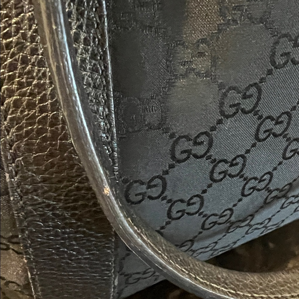 Gucci Black GG Guccissima Monogram Tote Bag - Picture 4 of 17